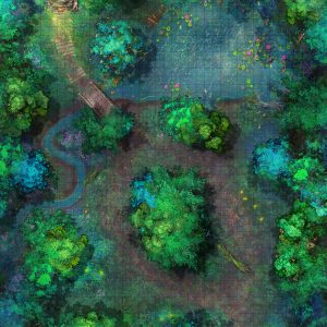 Unicorn Forest - Beautiful 4k Forest Battlemap with a Secret!