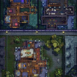 Belladorn Hall - 4k Gothic Horror Manor Map with a Basement Secret